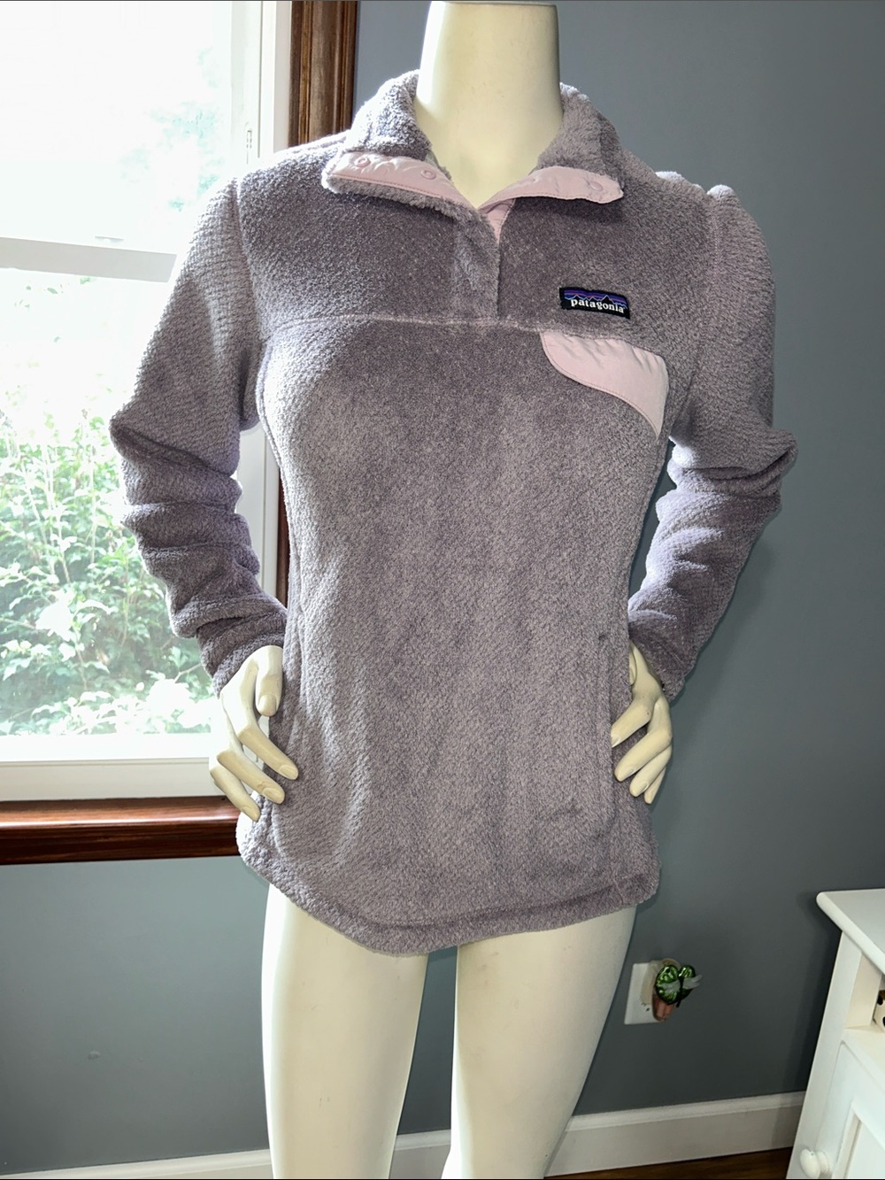 Patagonia Women's Re-Tool Snap T Lavender Pullover Gorpcore - Picture 3 of 11